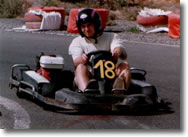 Me Go-Karting on holiday in Gran Canaria, on the same track that Michael Schumacher used to race on.