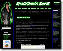 Smackdown Zone Website about WWE and TNA professional wrestling. Smackdown Zone Website about WWE and TNA professional wrestling.