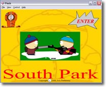An interactive move about the television series, South Park.